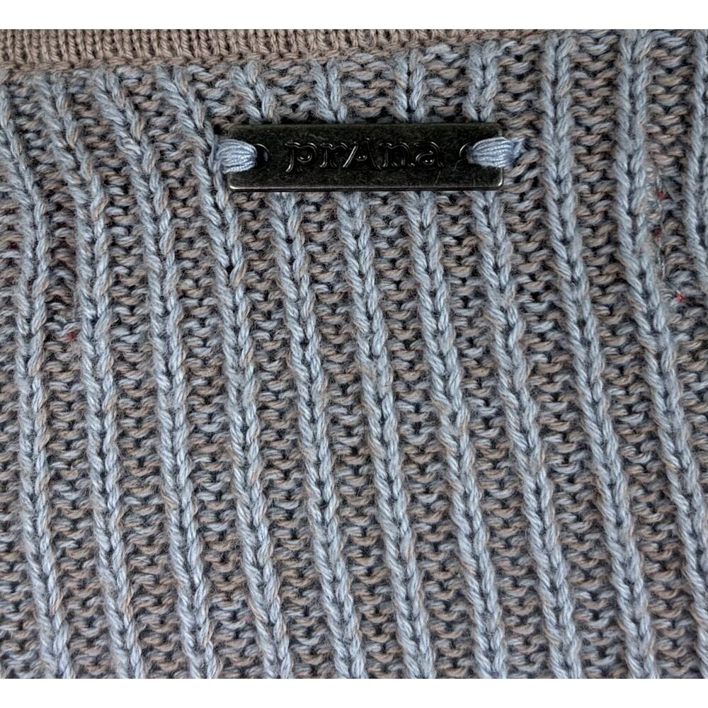 Prana Branagan Color Block Relaxed Sweater Organic Cotton Gorpcore Size Small - Picture 5 of 6